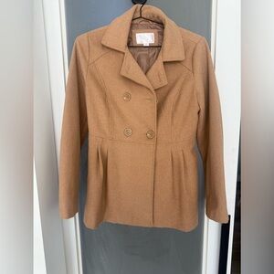 Xhilaration Women's Camel Pea Coat